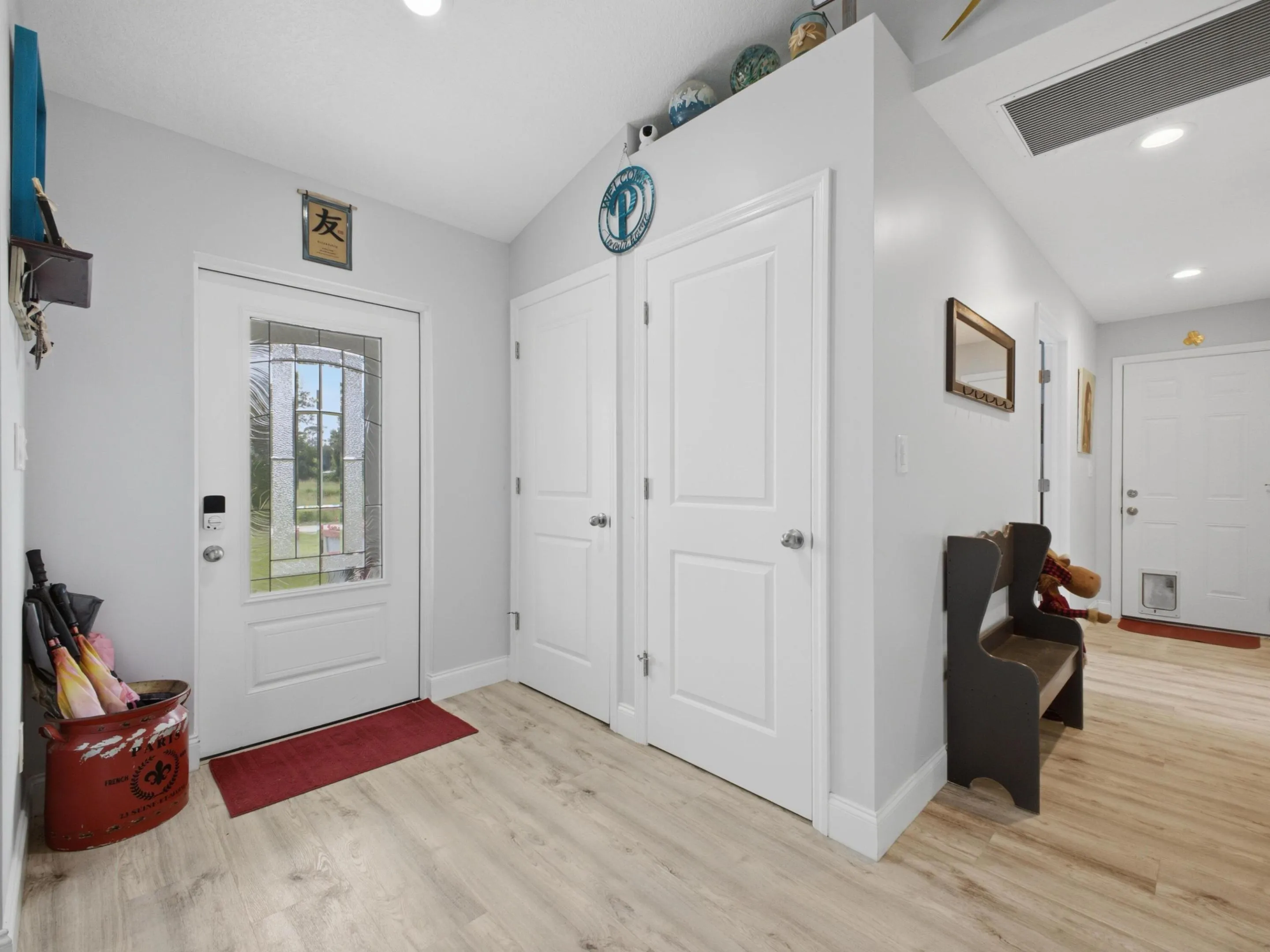Foyer Hallway to Laundry Garage