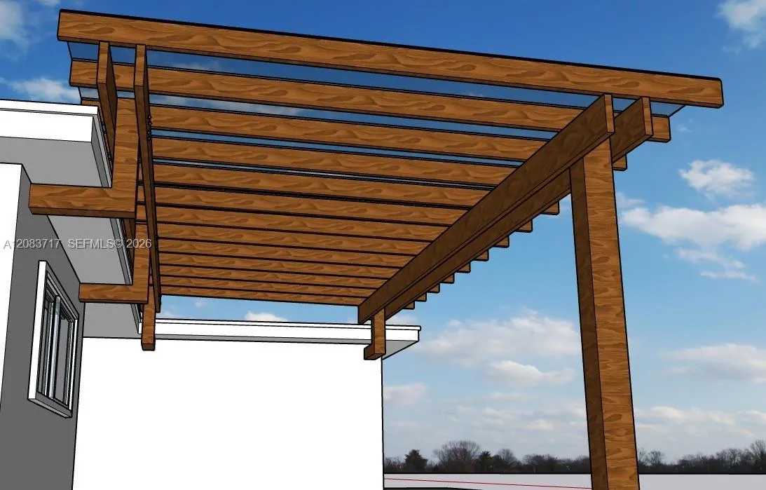 Architectural rendering of the outdoor gallery