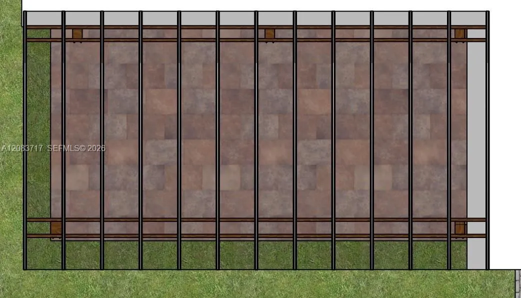 Architectural rendering of the outdoor gallery