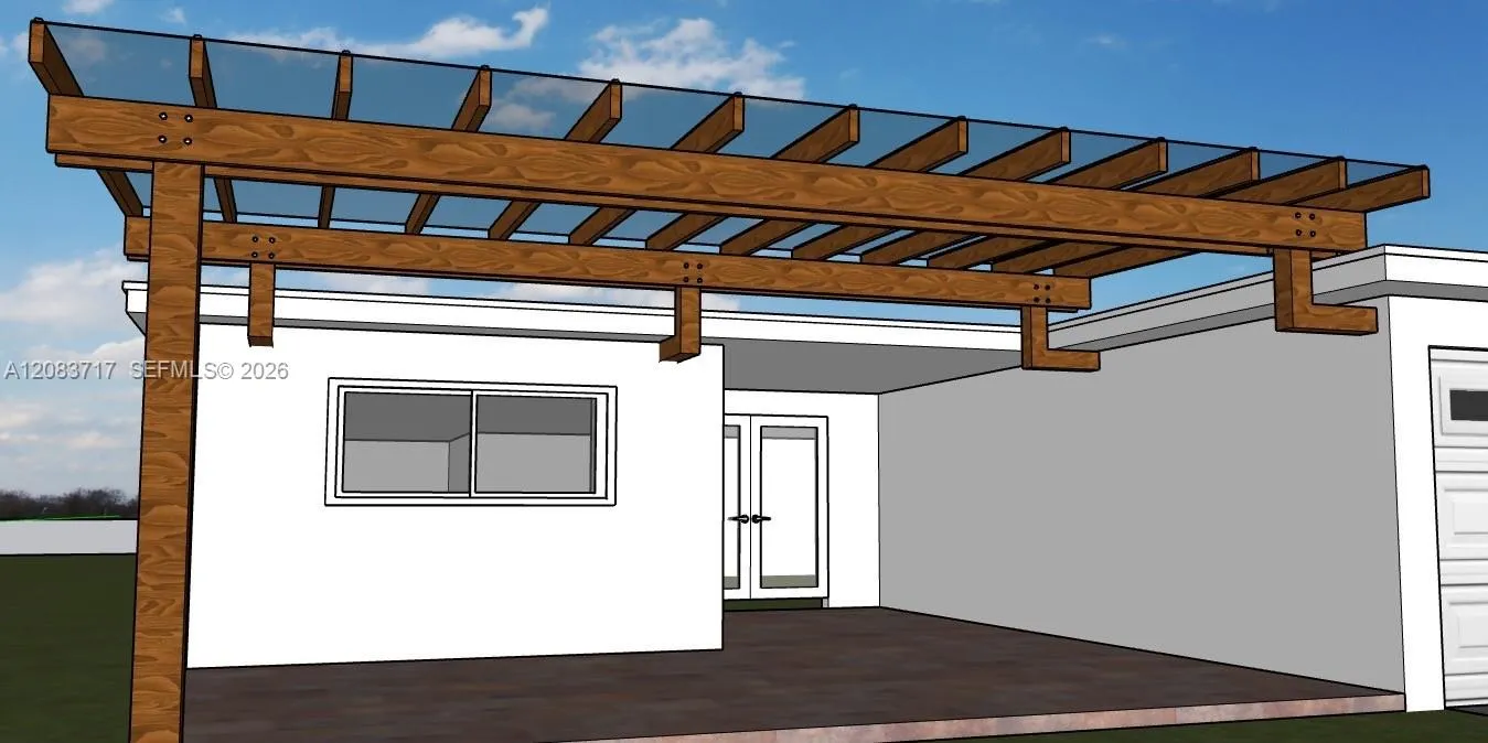 Architectural rendering of the outdoor gallery