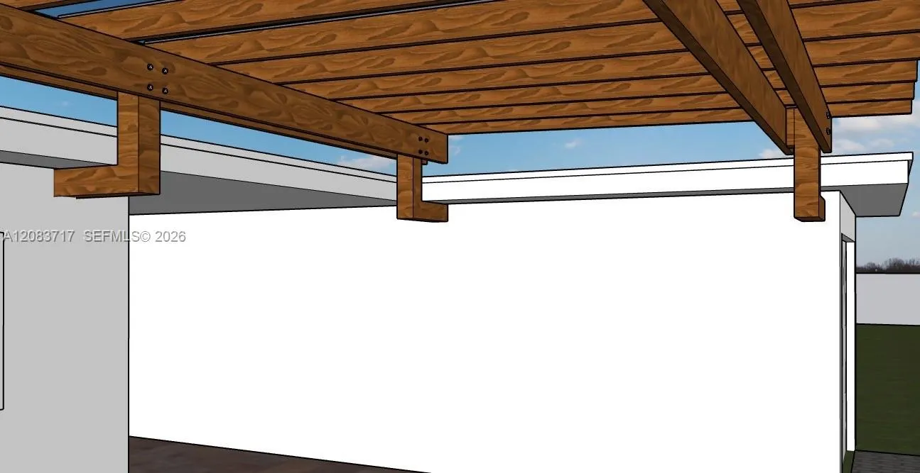 Architectural rendering of the outdoor gallery