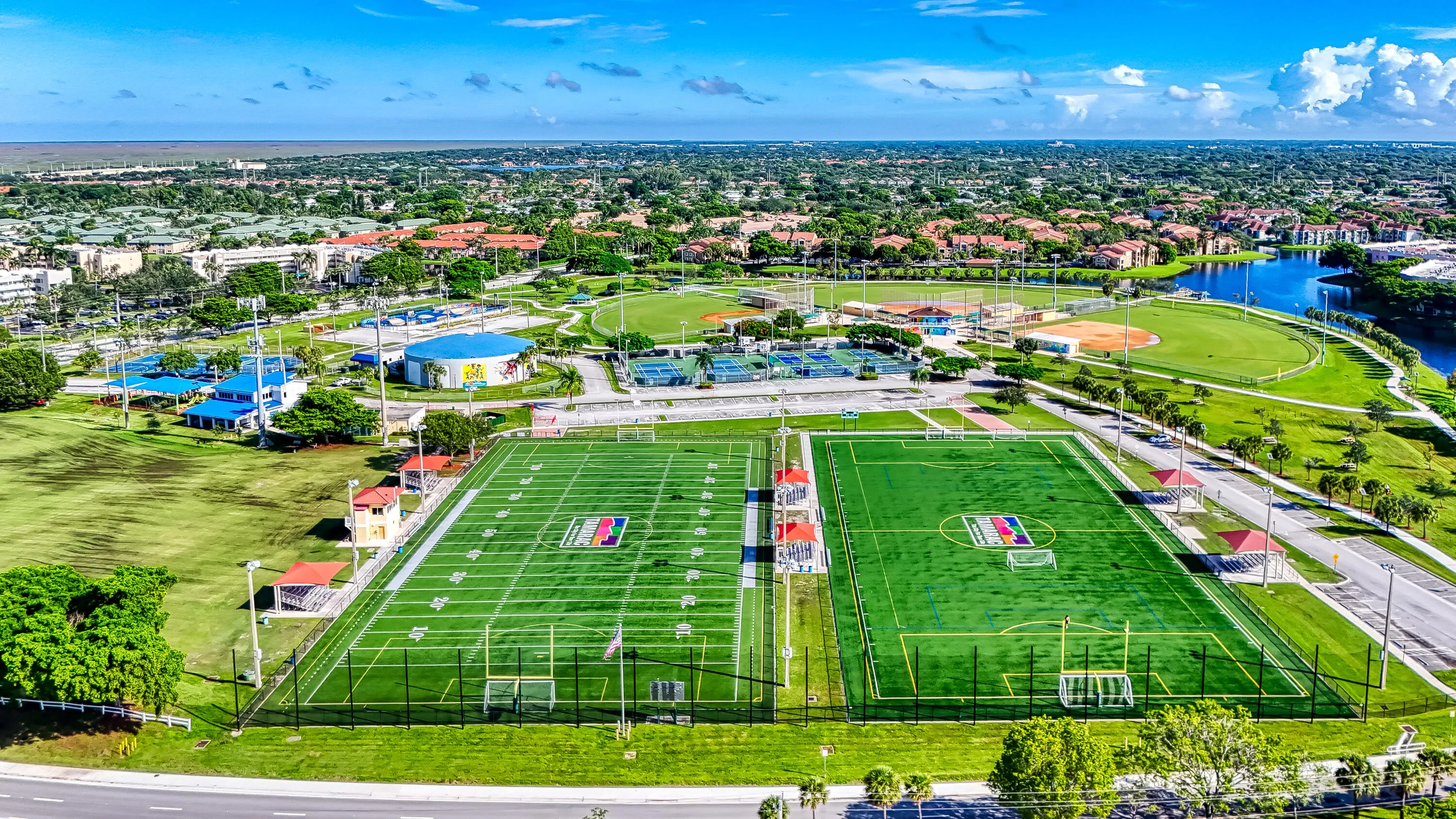 Tamarac sports plex just around the corner