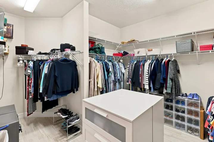 Large walk in closet