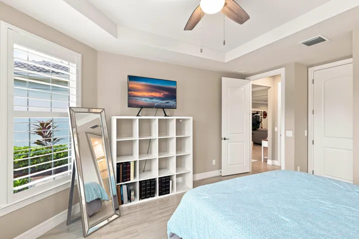 Second bedroom suite with walk in closet and bathroom