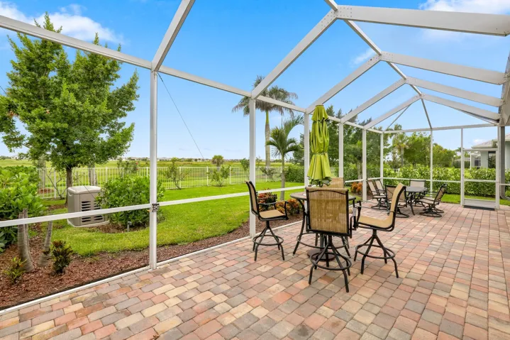 Extended & enclosed back patio