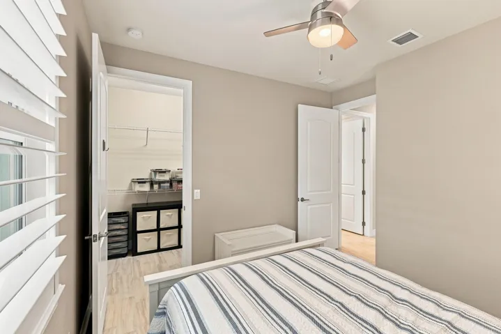 Third bedroom with walk in closet