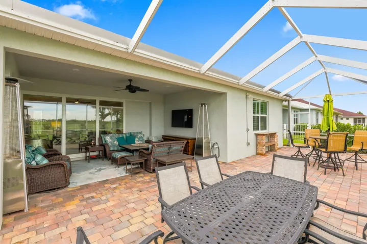 Extended & enclosed back patio