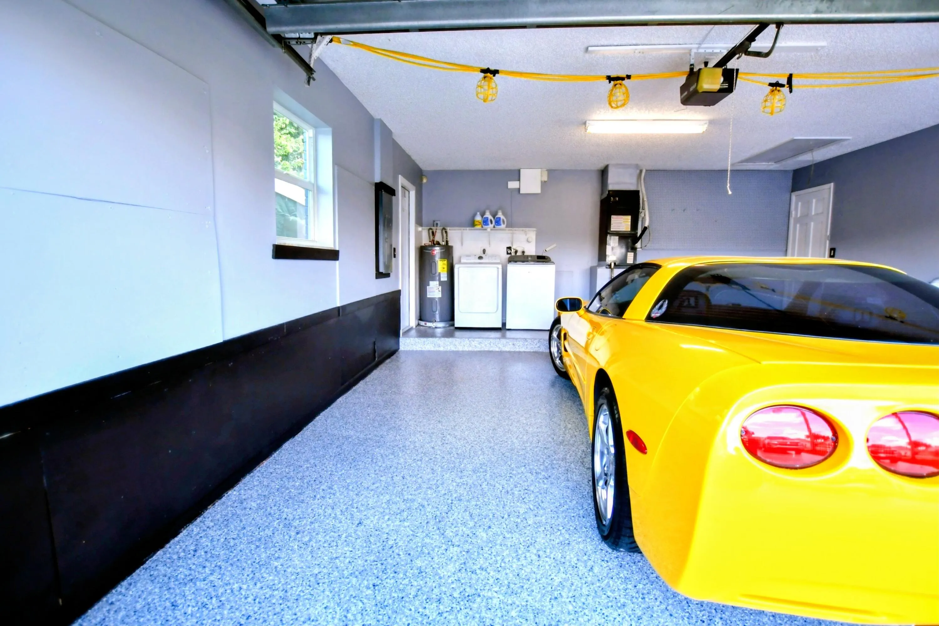 Newly Resurfaced Garage
