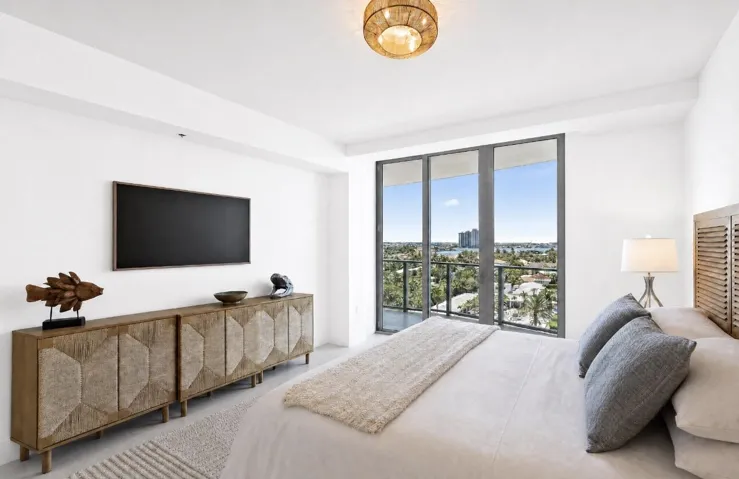 Master Bedroom with water views