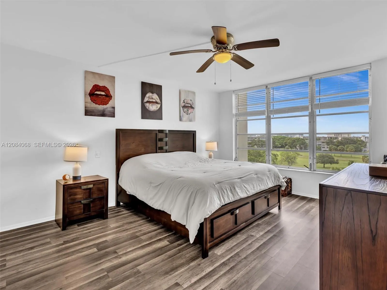 Oversized Primary Bedroom. with walk-in closet, and two additional closets for exceptional storage.