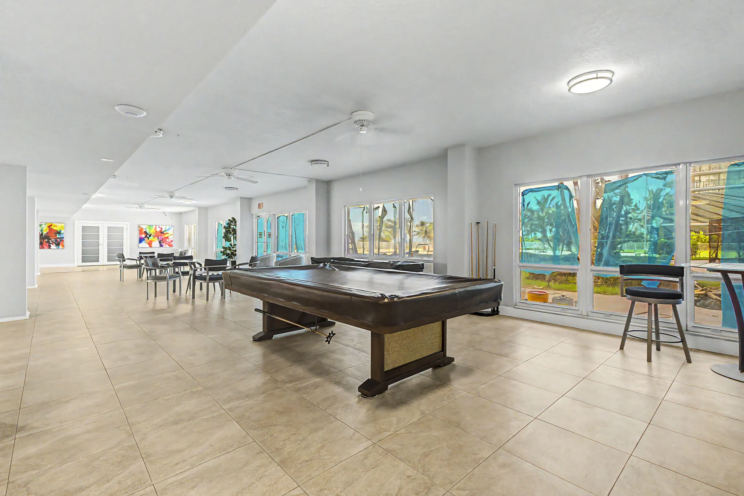 Pool tables and social areas to enjoy.