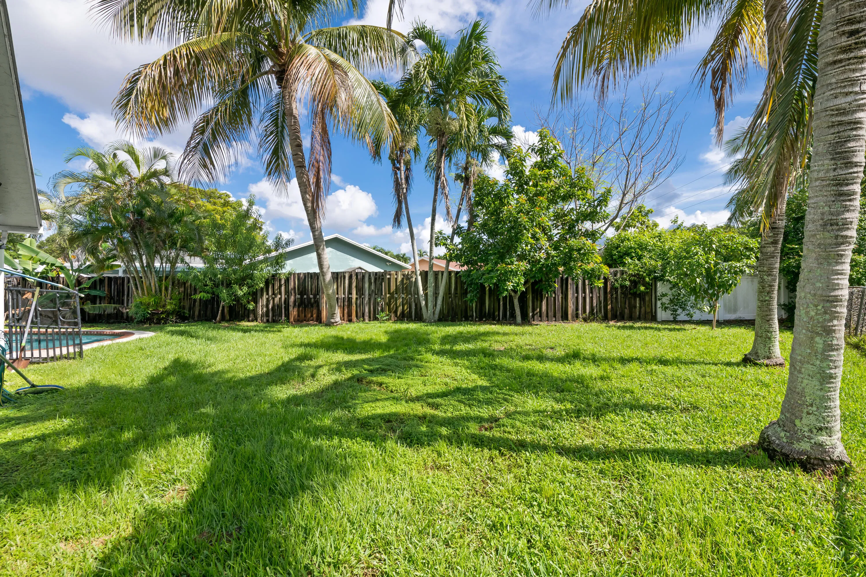 Large yard