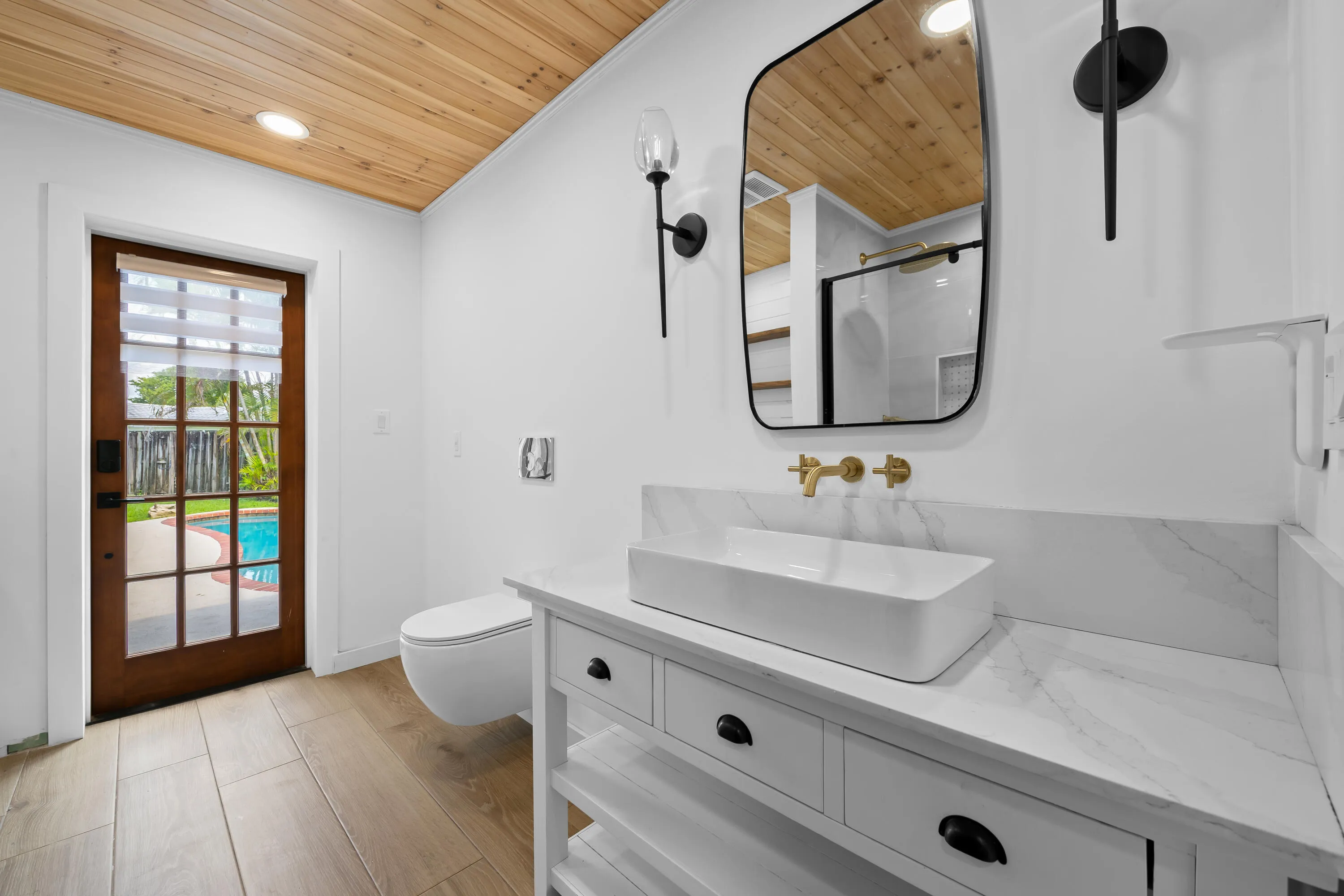 Remodeled bathroom