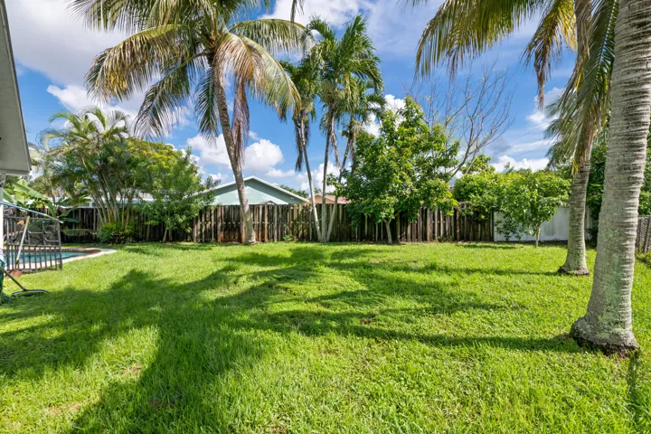 Large yard