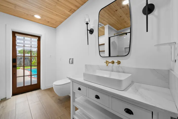 Remodeled bathroom