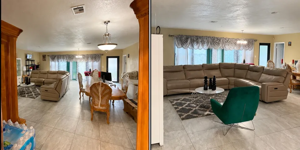 Living room view