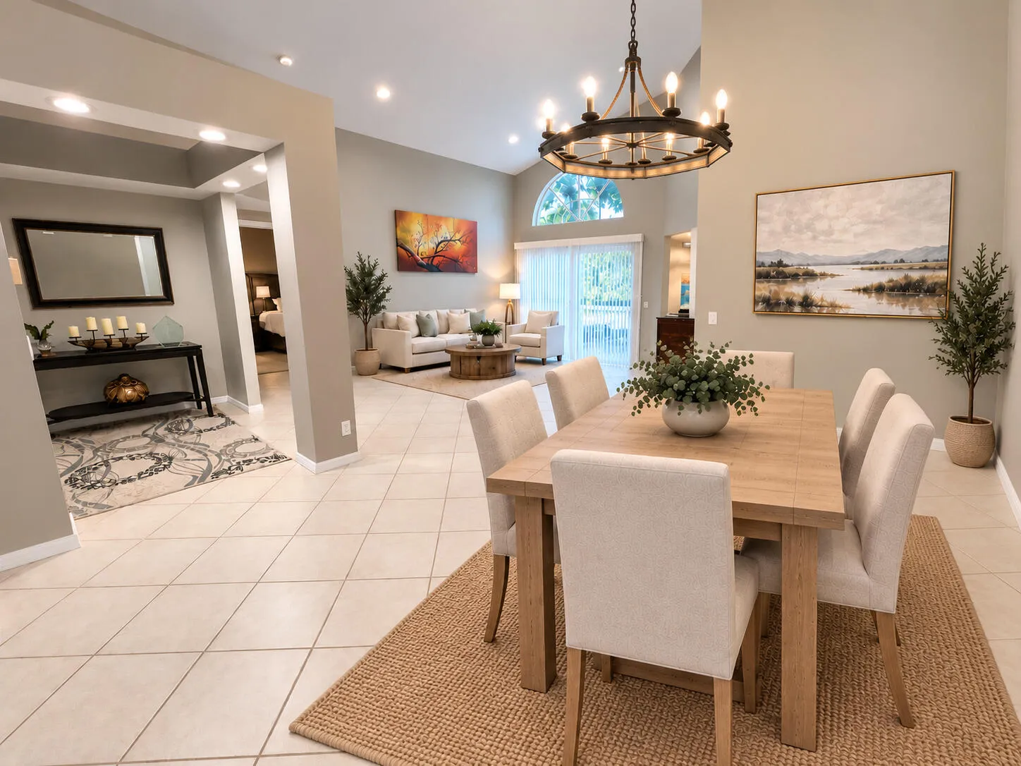 Dining Room & Living Room