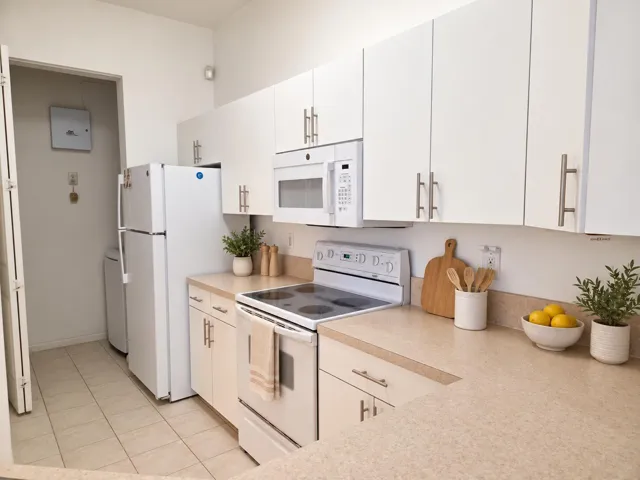 Kitchen virtually staged