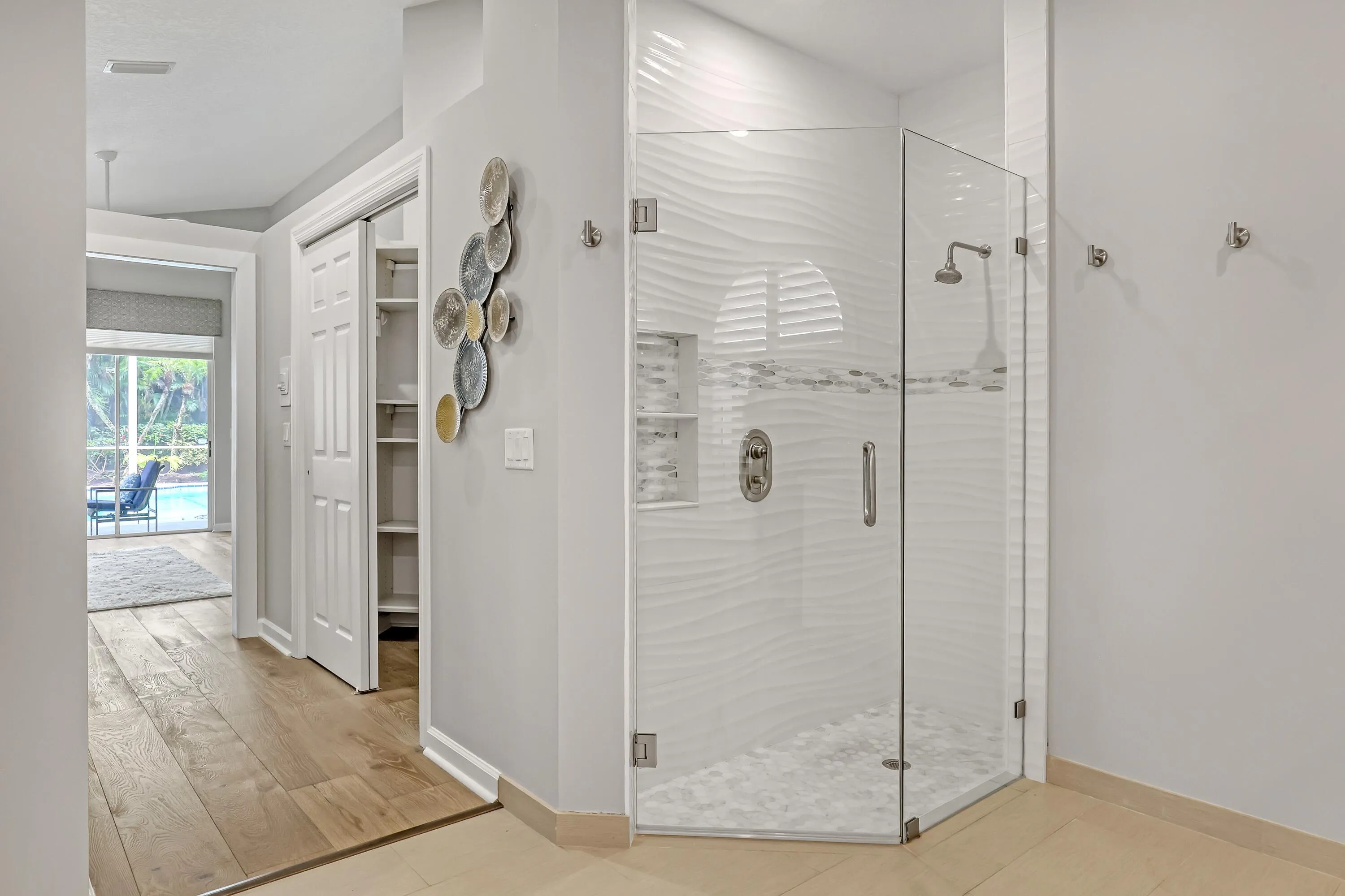 Updated Shower in Primary Bath