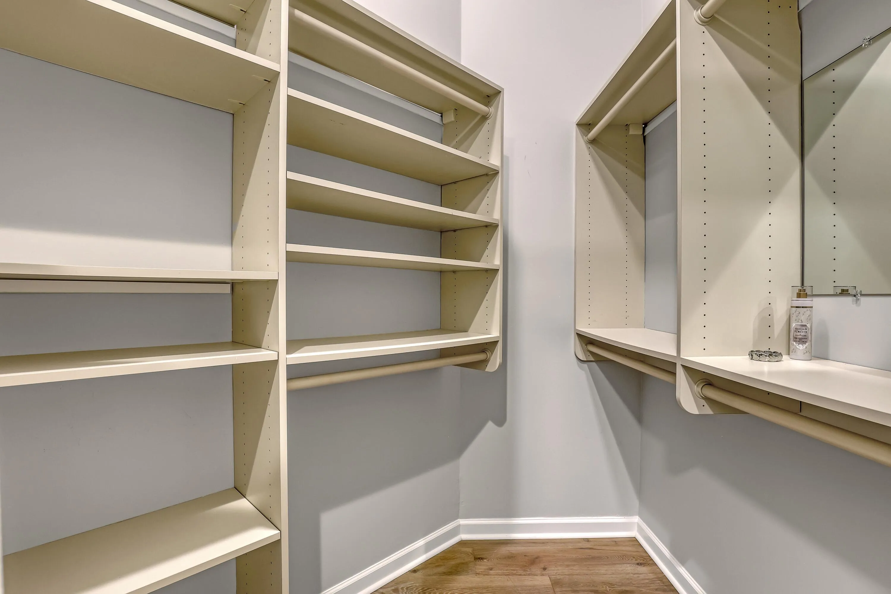 1st Walkin Closet w/custom Shelving