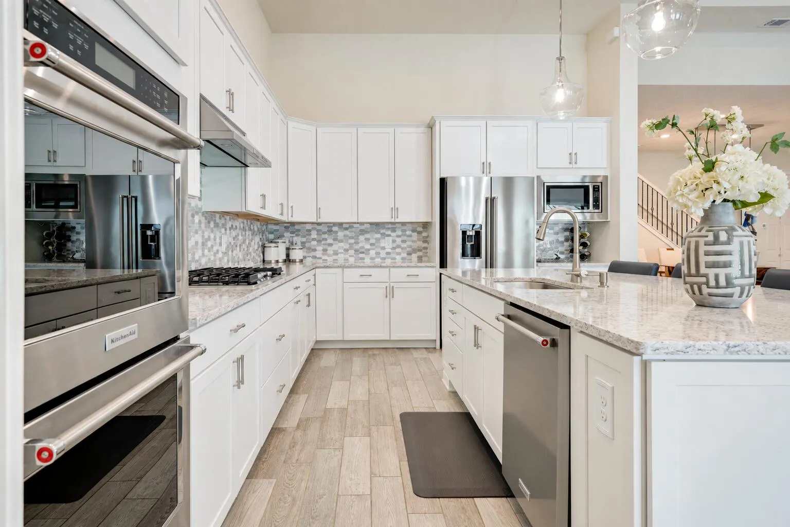 KitchenAid stainless steel appliances