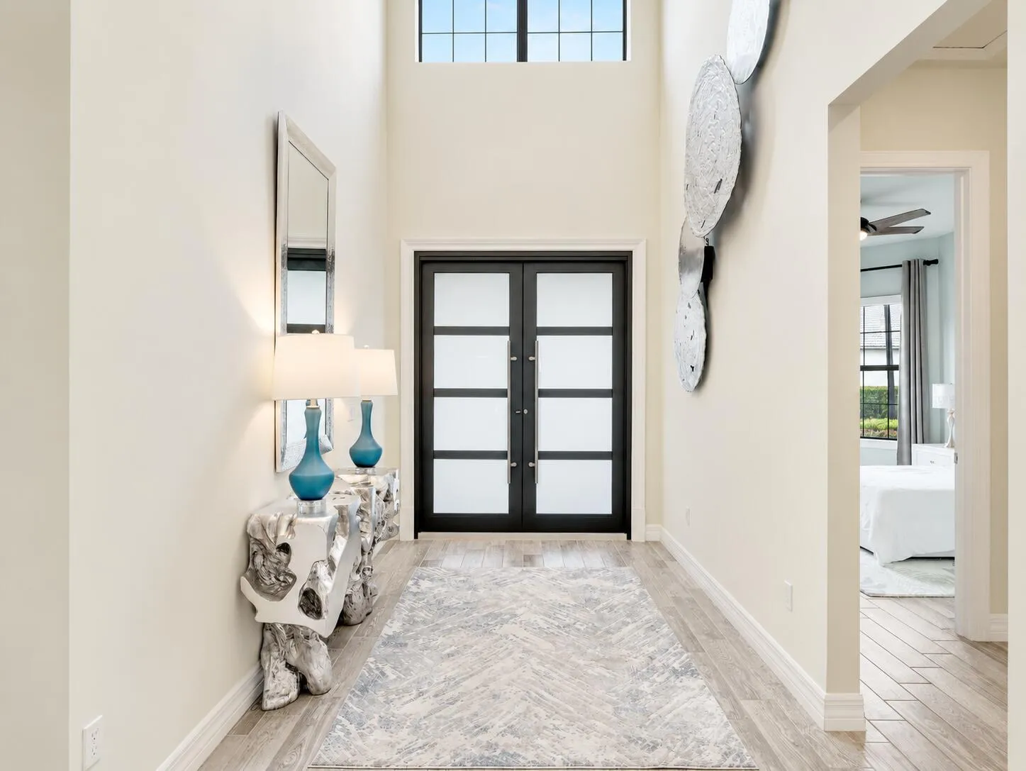 Bright Two-Story Foyer