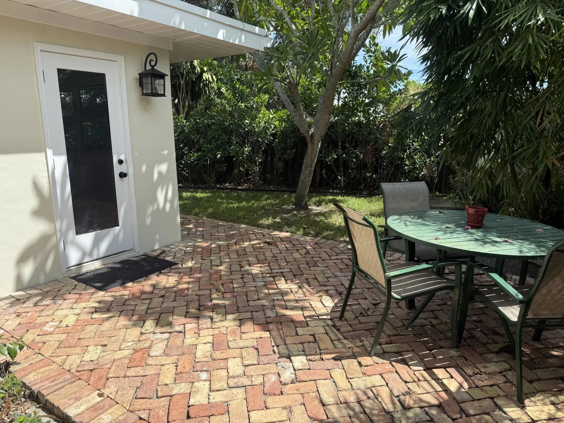 Patio from kitchen