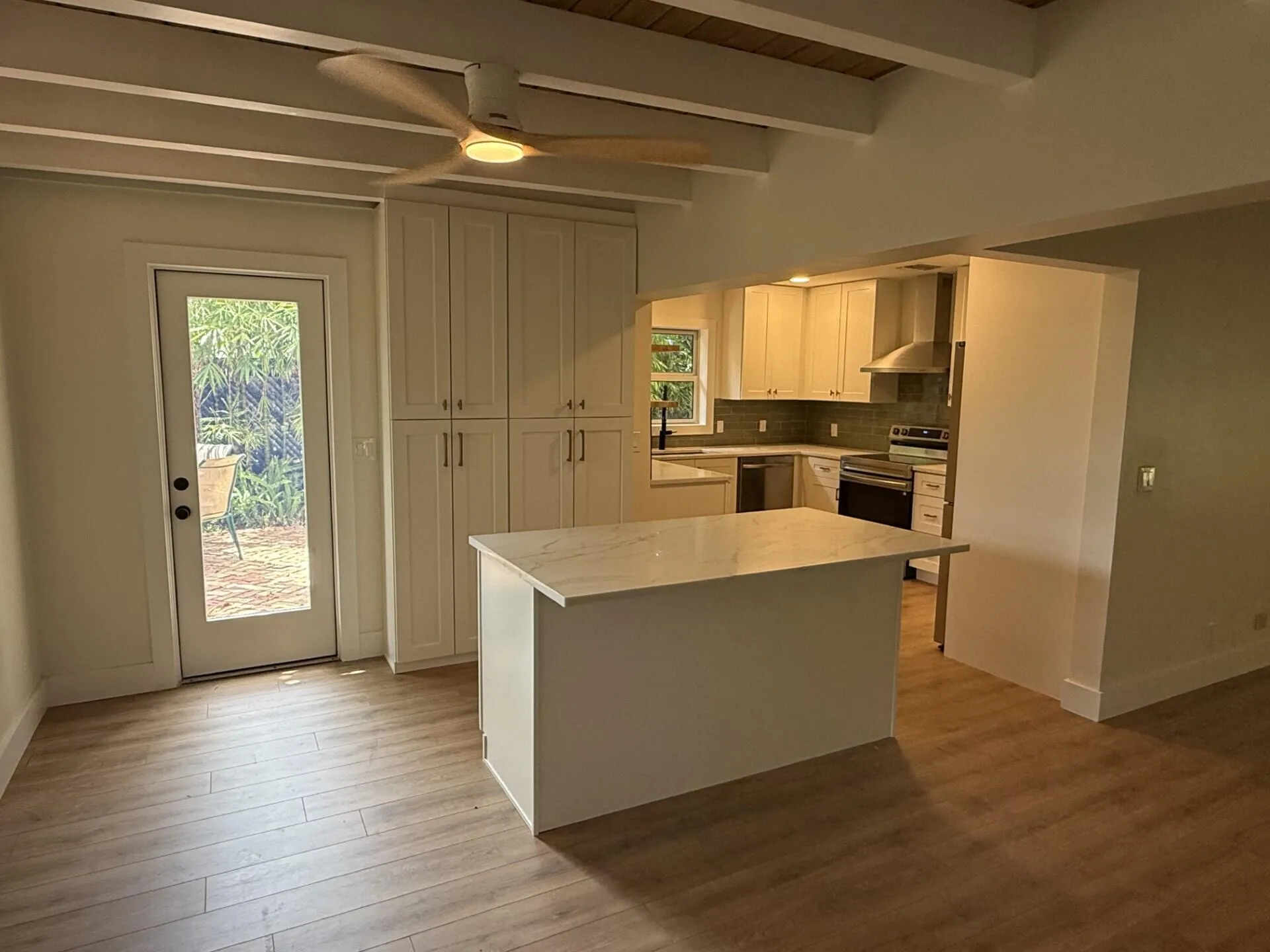 Kitchen and Island