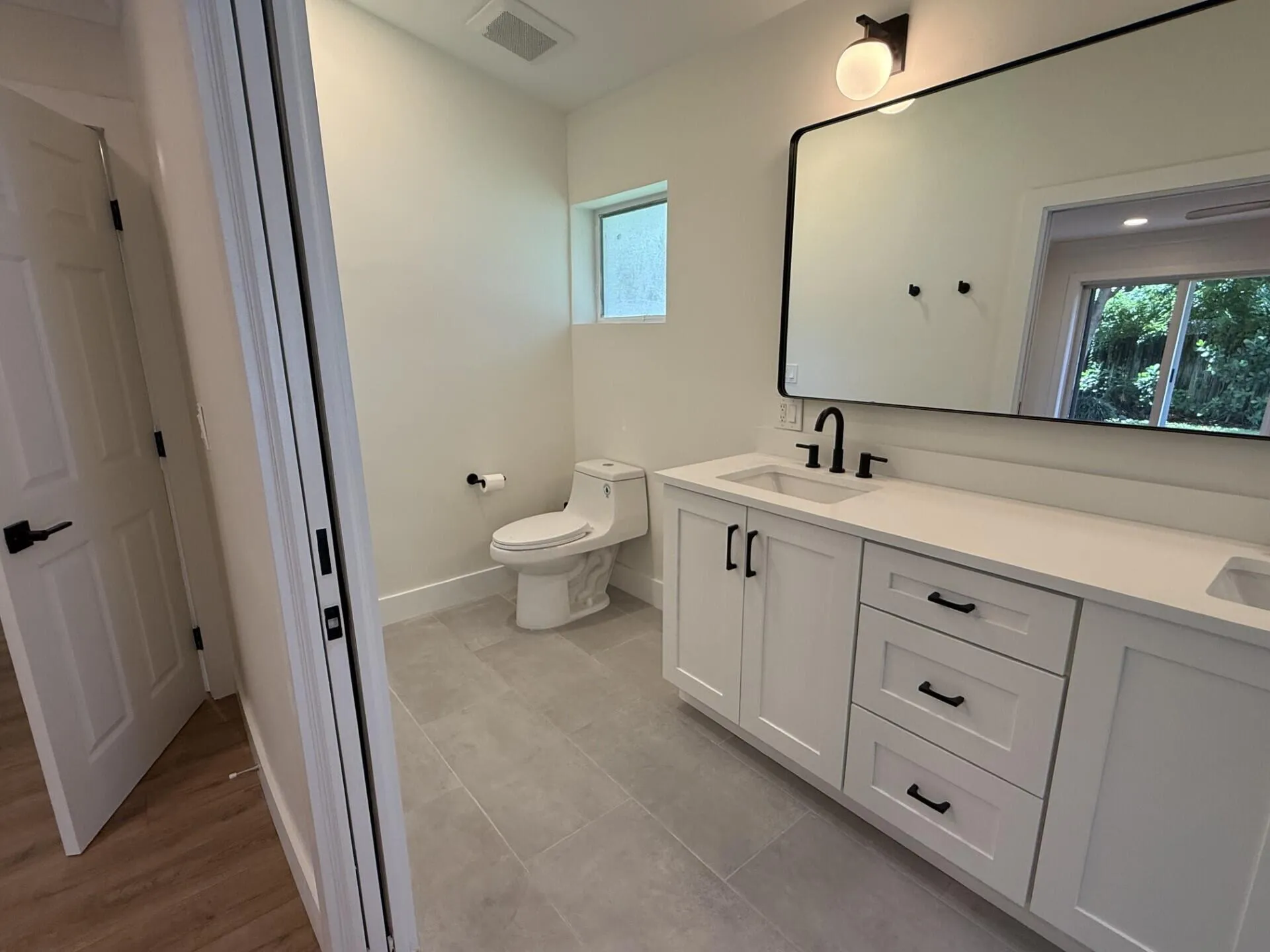 Primary bathroom vanity
