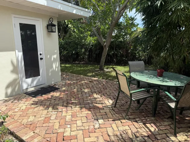 Patio from kitchen