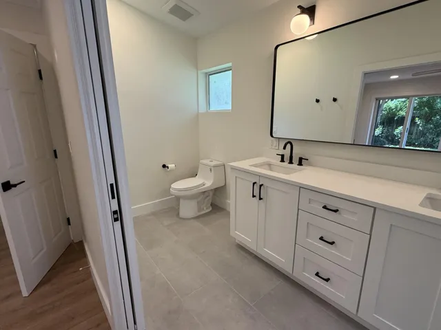 Primary bathroom vanity
