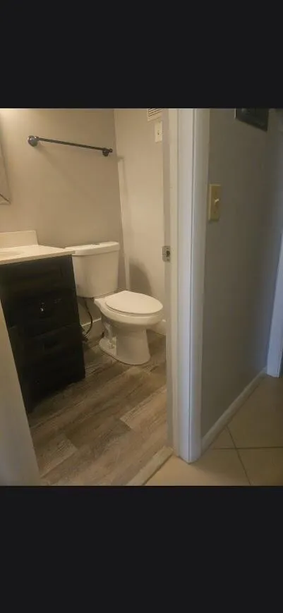half bath and hallway