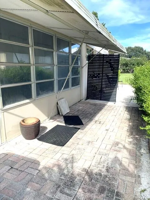 Back yard patio