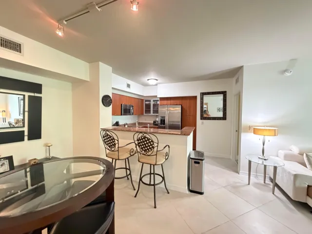 Kitchen and dining area