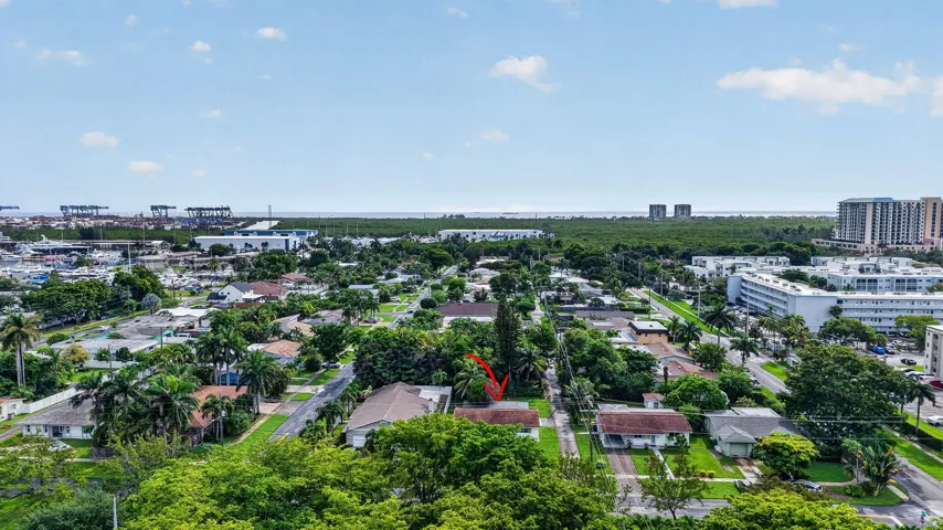 Aerial — Property Marked; Minutes to Port Everglades and the Atlantic Beaches