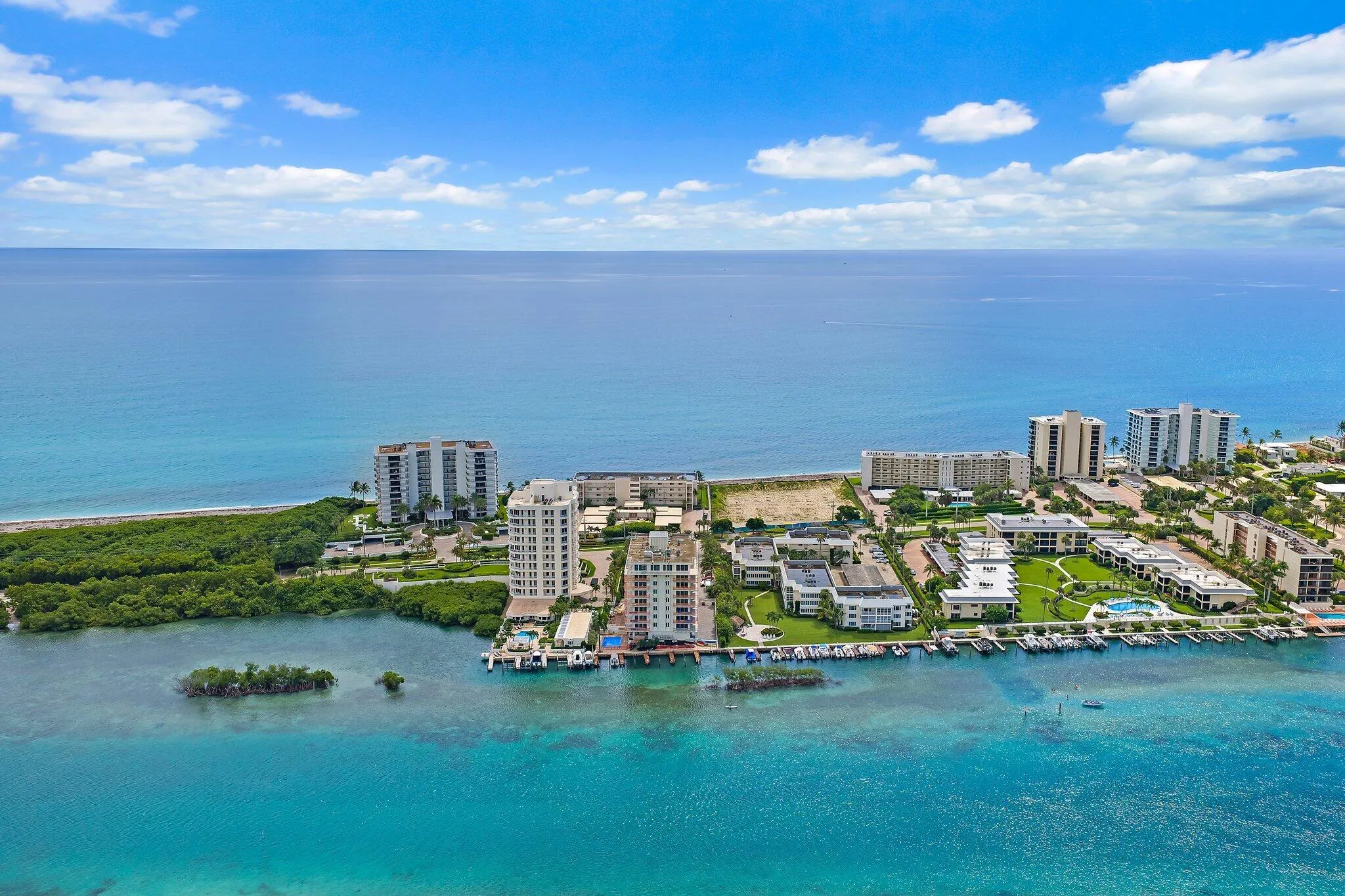 Aerial Facing East