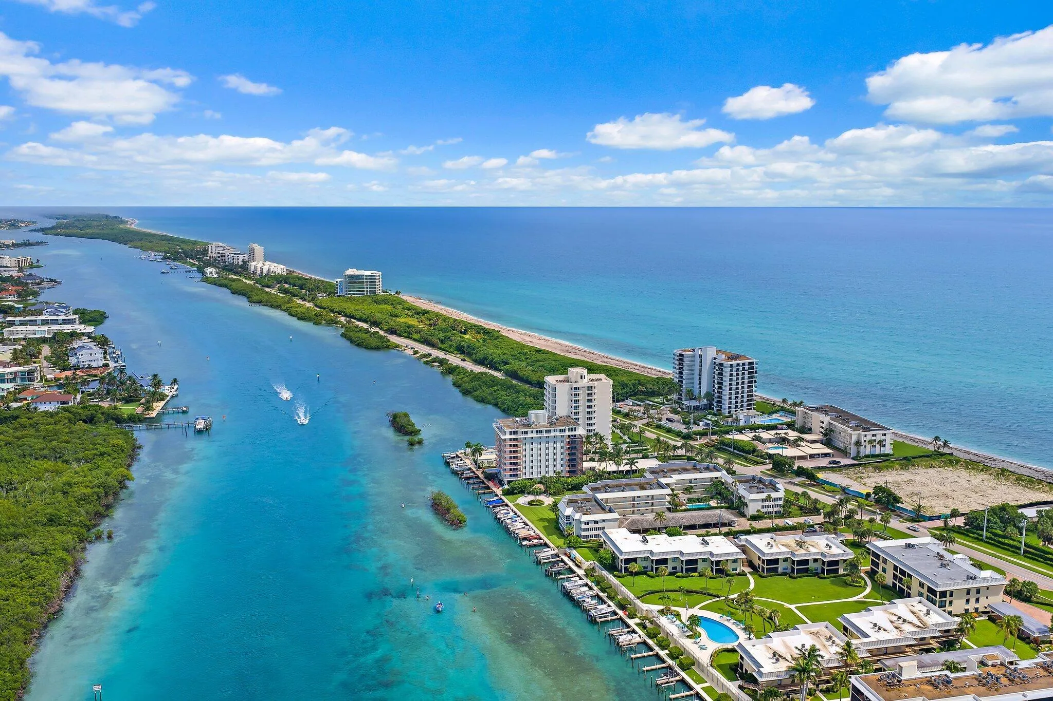 Aerial Facing North