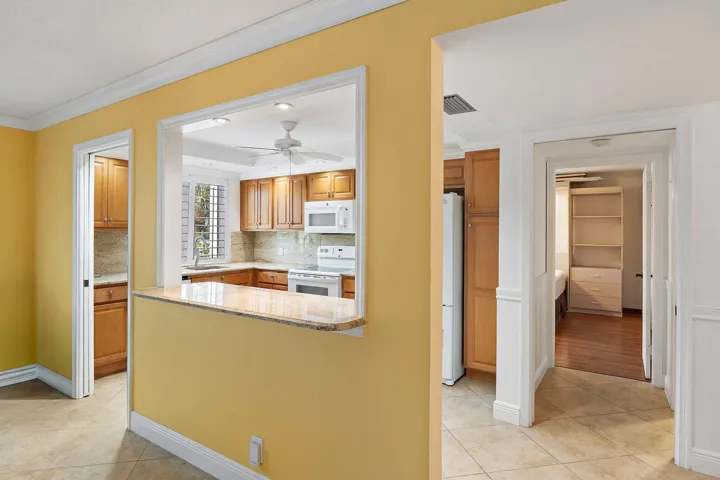Kitchen Pass Through to Great Room