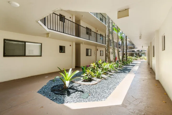 Courtyard walk