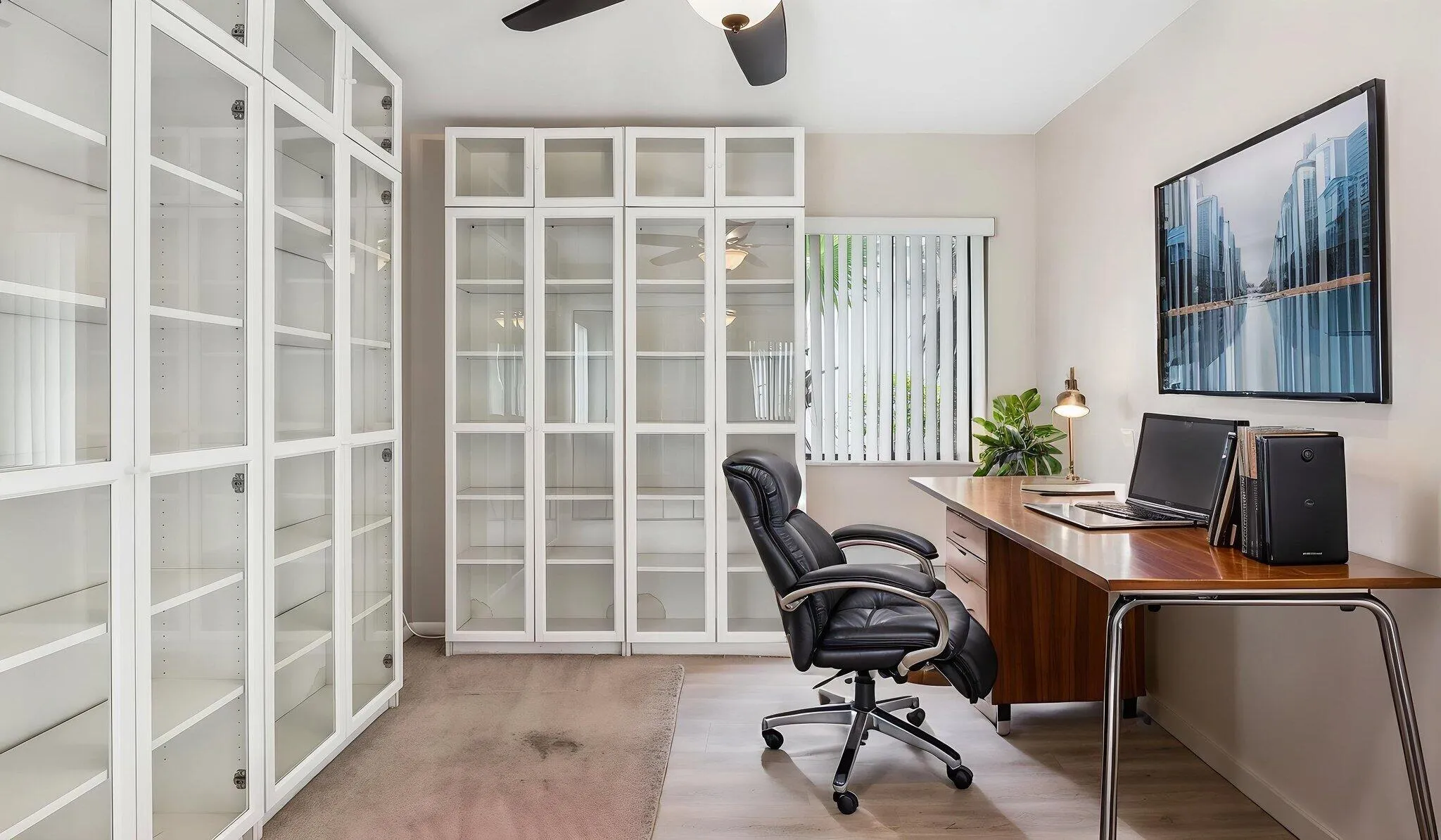 Virtually Staged Guest Room/Office