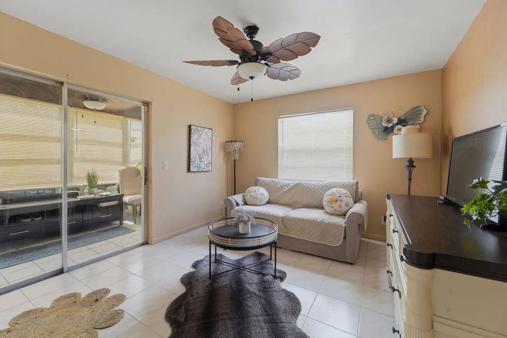 Second Bedroom opens up to enclosed patio