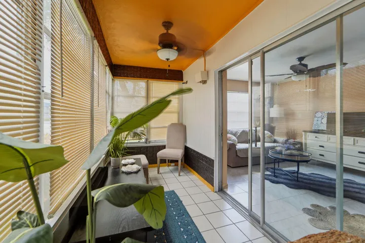 Enclosed Patio plus Laundry/Utility Room