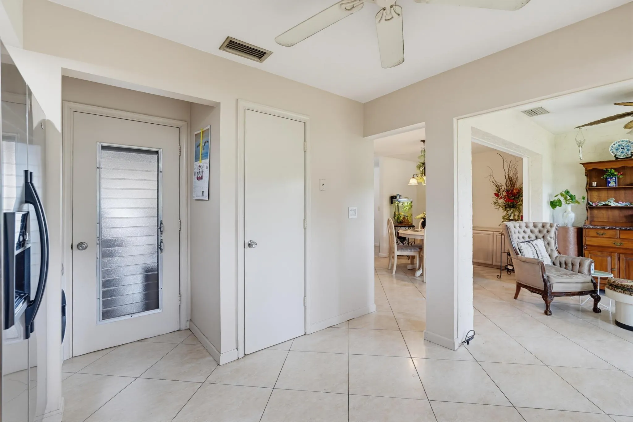 Garage Door and Pantry