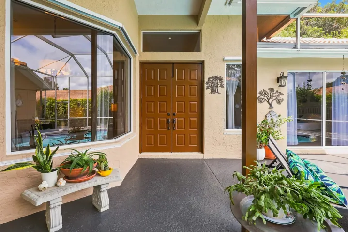 Entrance to main house