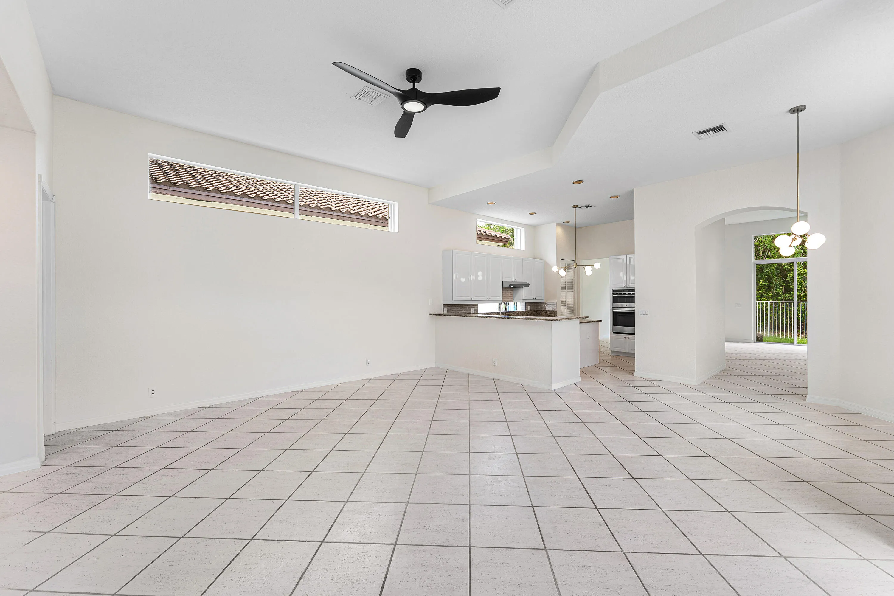 Large Family Room Open To Kitchen