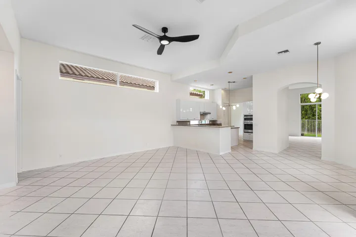 Large Family Room Open To Kitchen