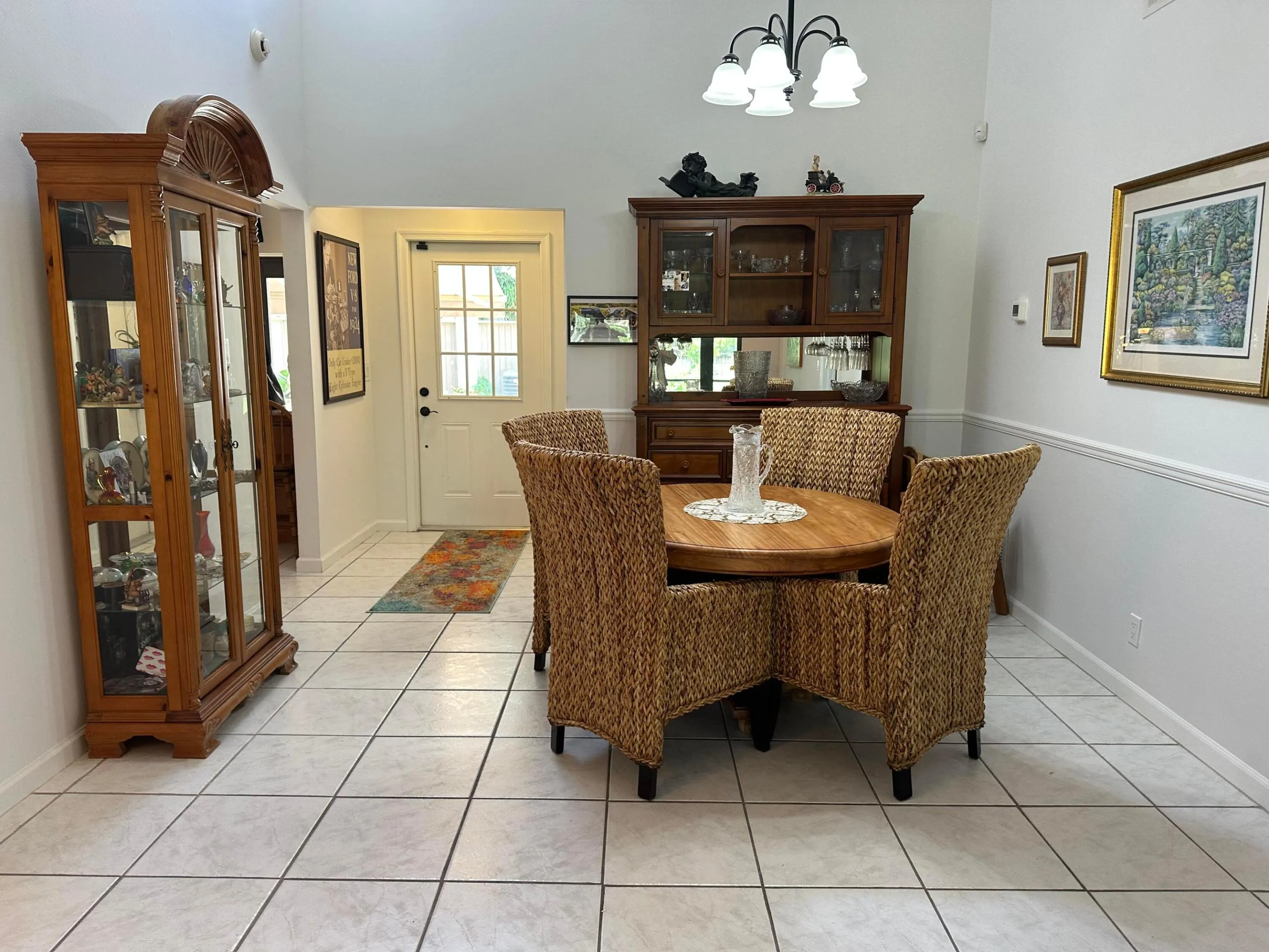 VIEW TO ENTRY FROM DINING ROOM