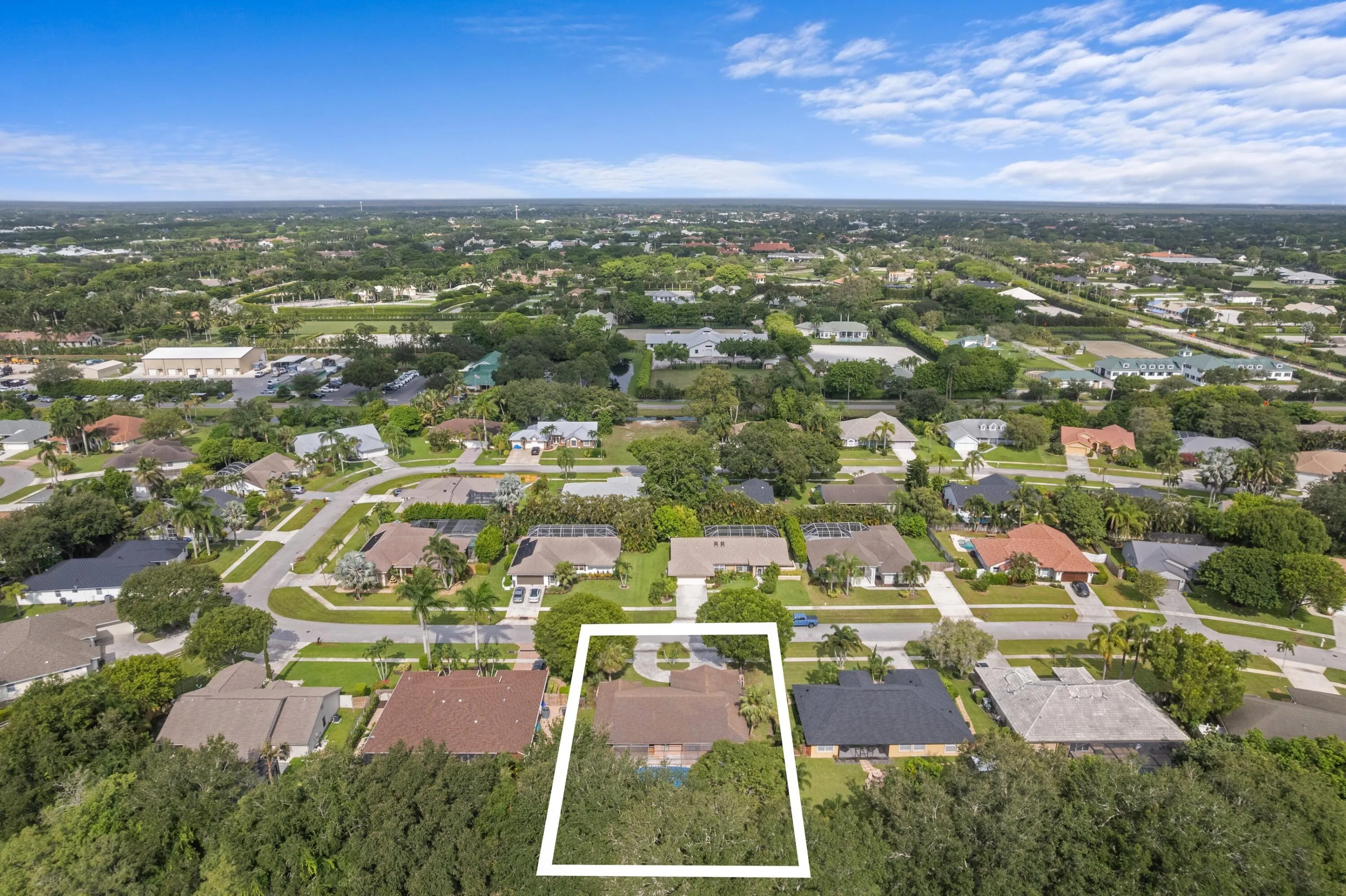 Aerial Neighborhood View