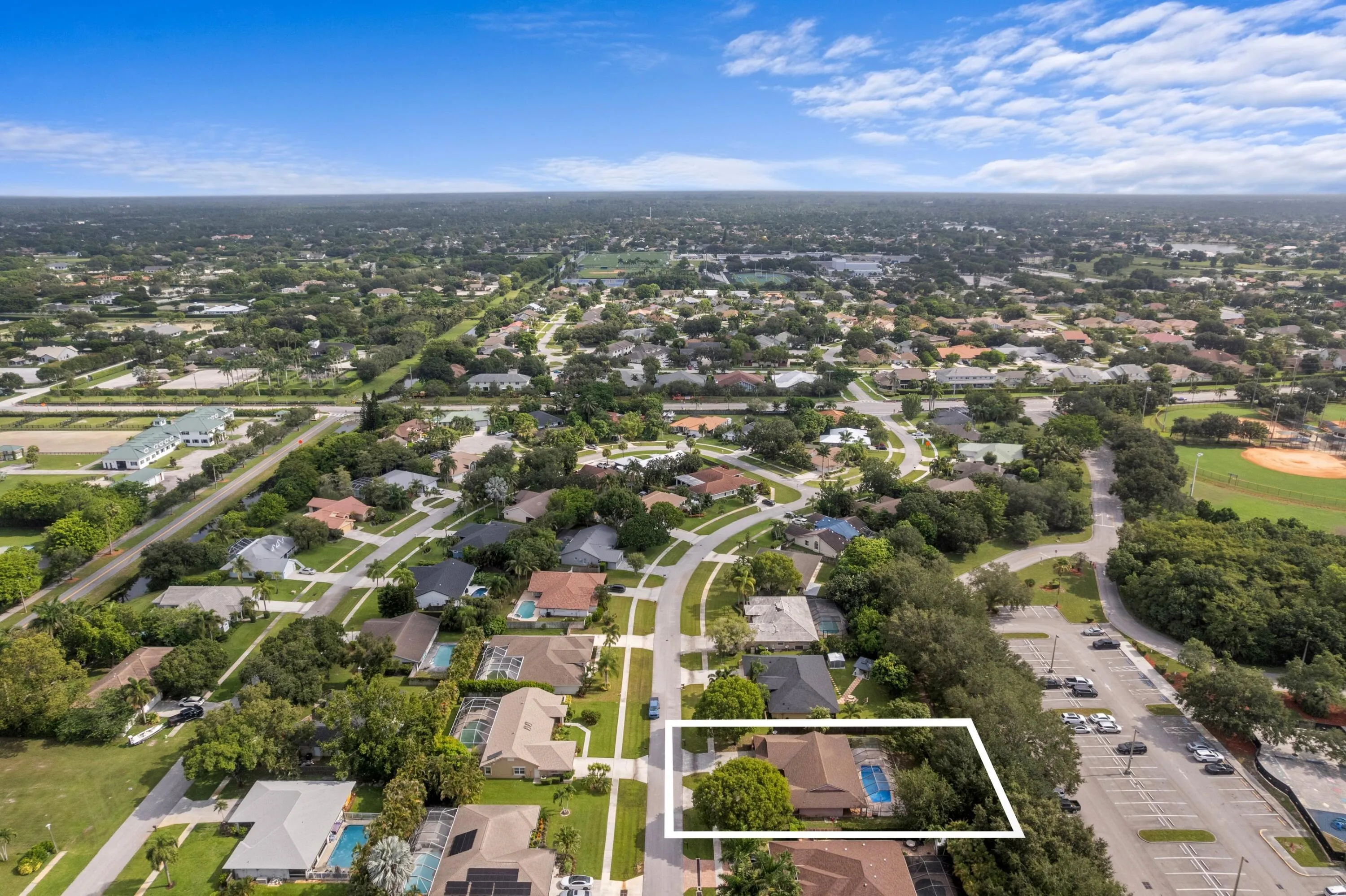 Aerial Neighborhood View