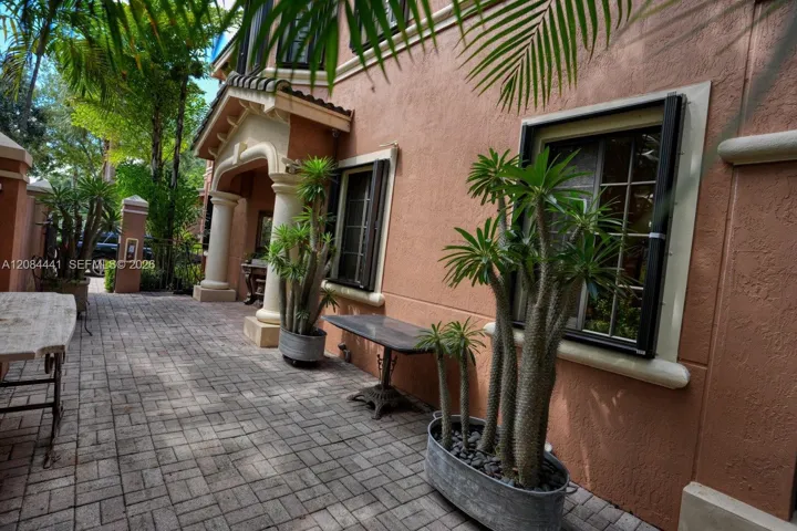 Spacious patio